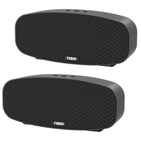 Naxa Dual Bt Speakers Combo, Nas-3105D NAS-3105D